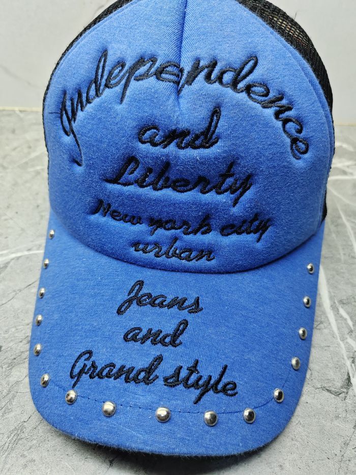 Japanese Brand Vintage Independence And Liberty New York CIty Trucker Hat Size ONE SIZE - 3 Thumbnail