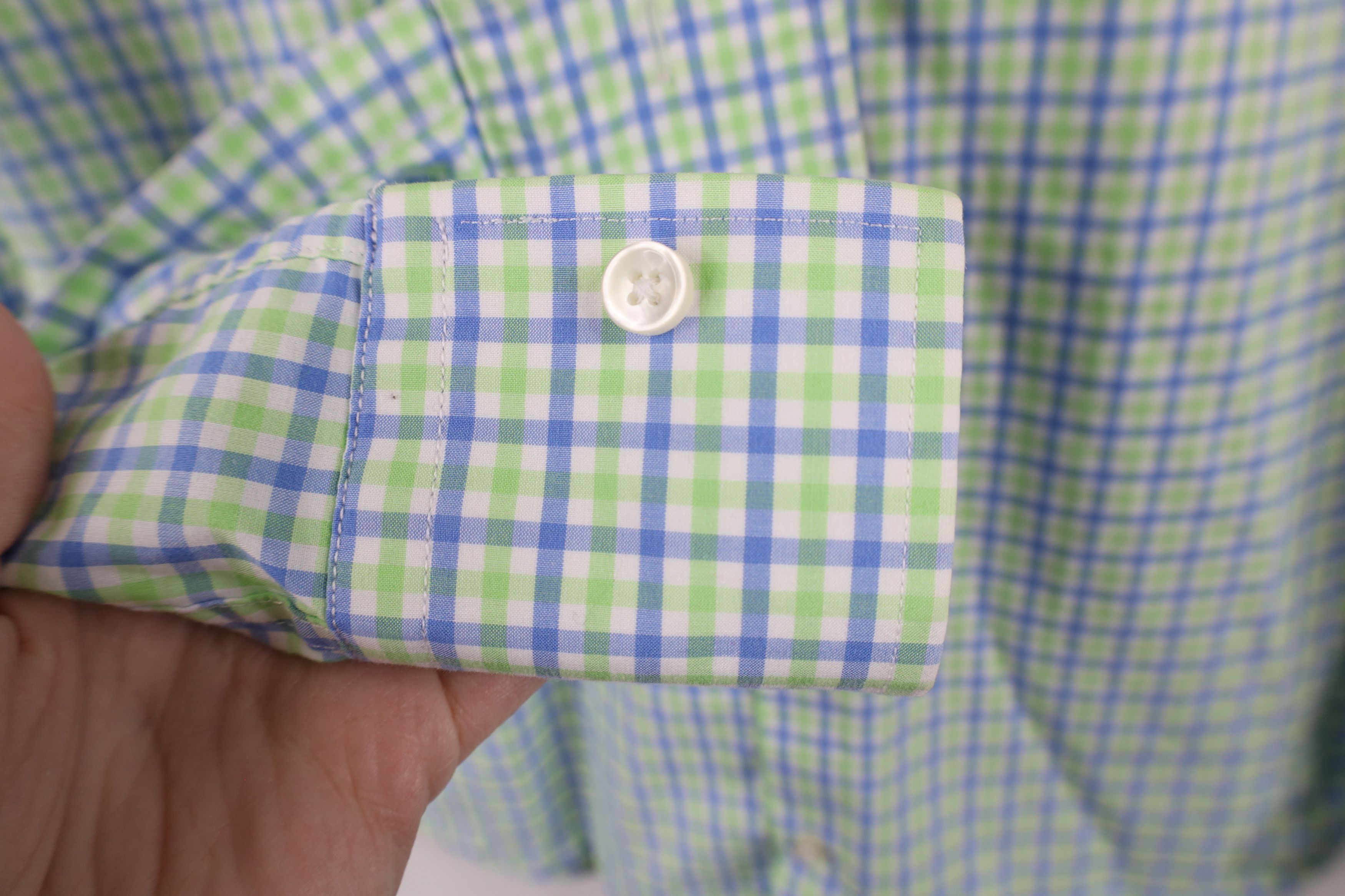 Hugo Boss × Vintage Hugo Boss Slim Fit Checkered Plaid Collared Button Shirt Size US S / EU 44-46 / 1 - 4 Thumbnail
