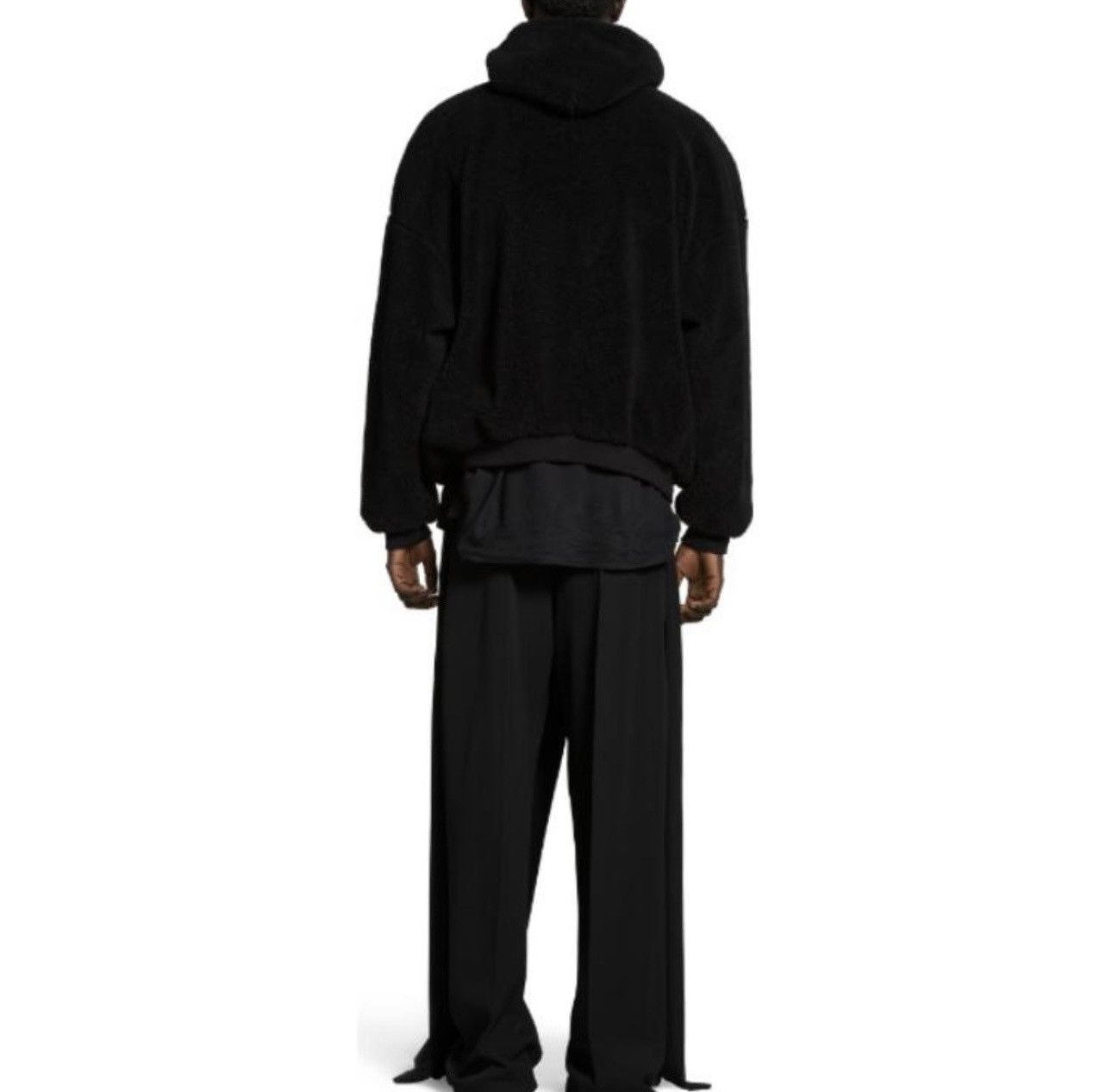 Balenciaga Balenciaga FW23 Teddy Shearling Zip Jacket Size US XL / EU 56 / 4 - 2 Thumbnail