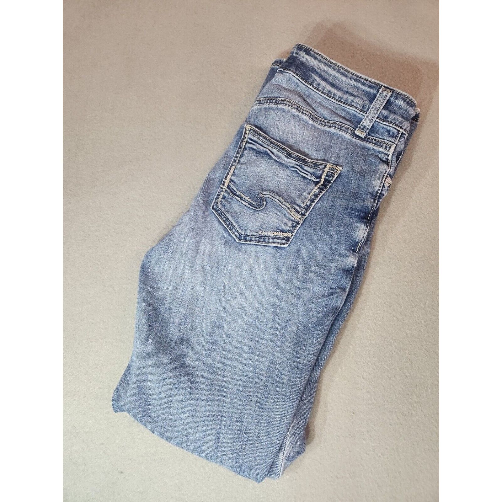 Silver Jeans Co. Silver Jeans Company Avery Slim Boot Mid Rise Jeans 29 x 31 Size 29" - 2 Thumbnail