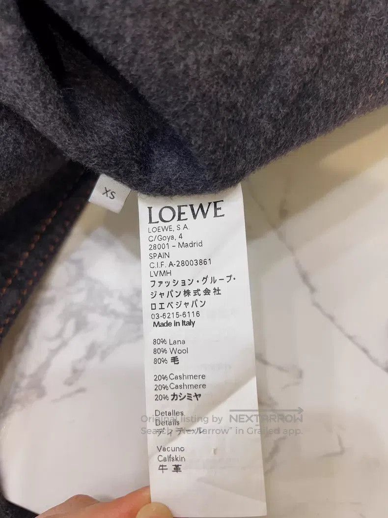Loewe Loewe Long Grey Collar Coat Jacket Size XS / US 0-2 / IT 36-38 - 6 Thumbnail