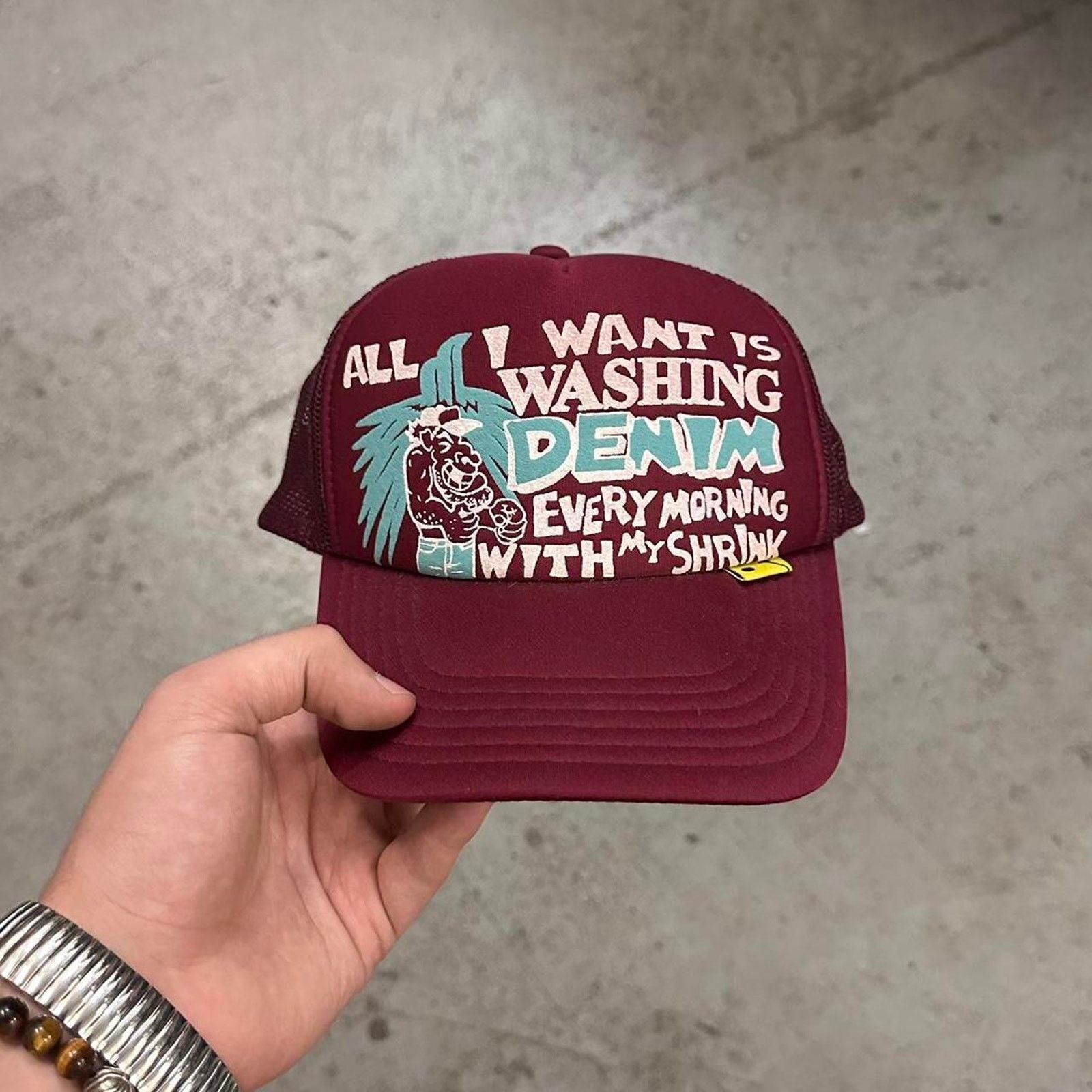 Kapital × Kapital Kountry Kapital Puked on Laundry Trucker Hat