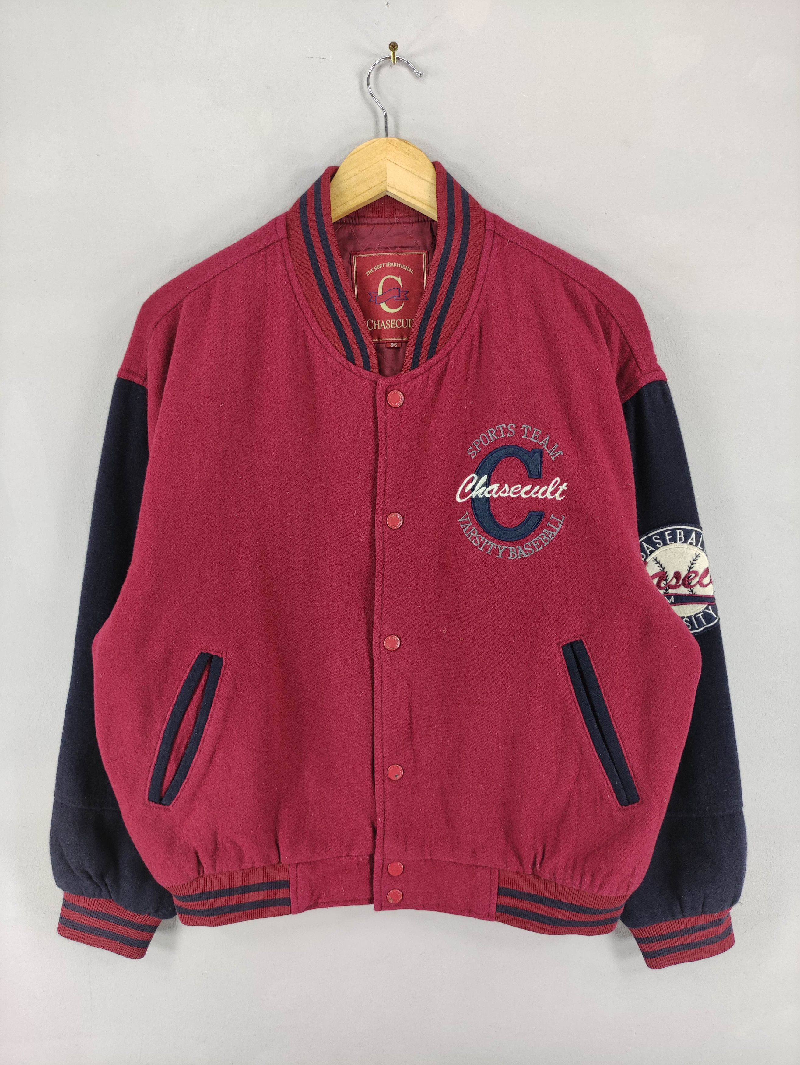 Vintage Vintage Chasecult Varsity Jacket Snap Button Size US L / EU 52-54 / 3 - 1 Thumbnail