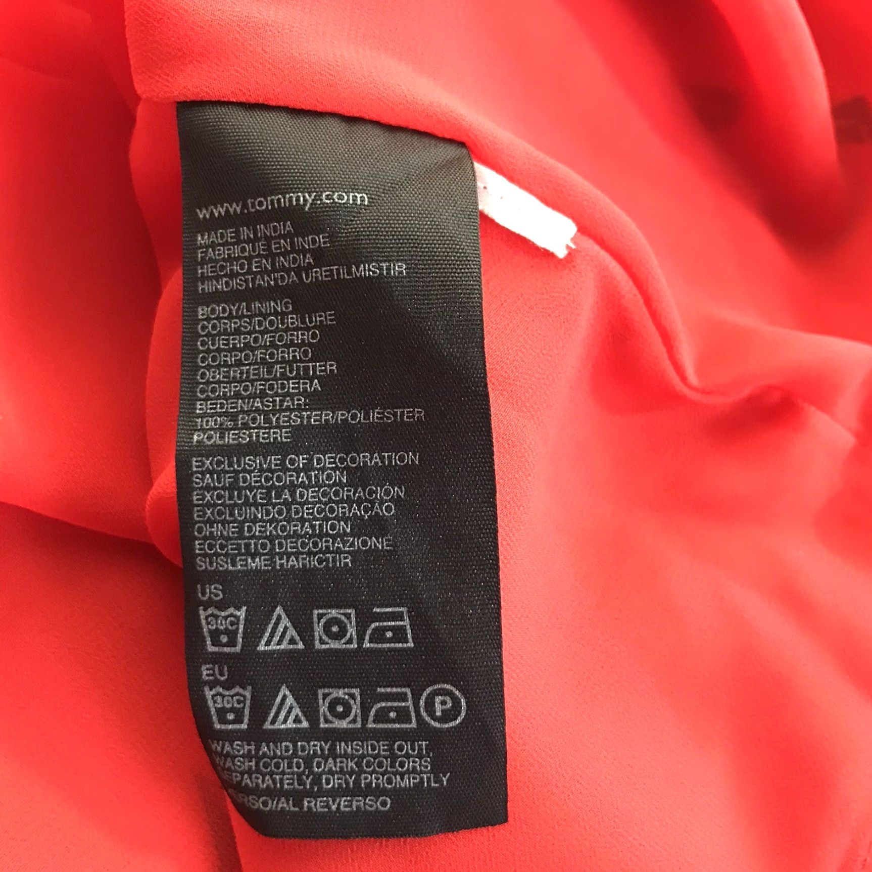 Tommy Hilfiger Tommy Hilfiger Dress Sailboats Knee-Length Sleeveless Scoop Neck Womens Size 6 Red Navy Size M / US 6-8 / IT 42-44 - 5 Thumbnail