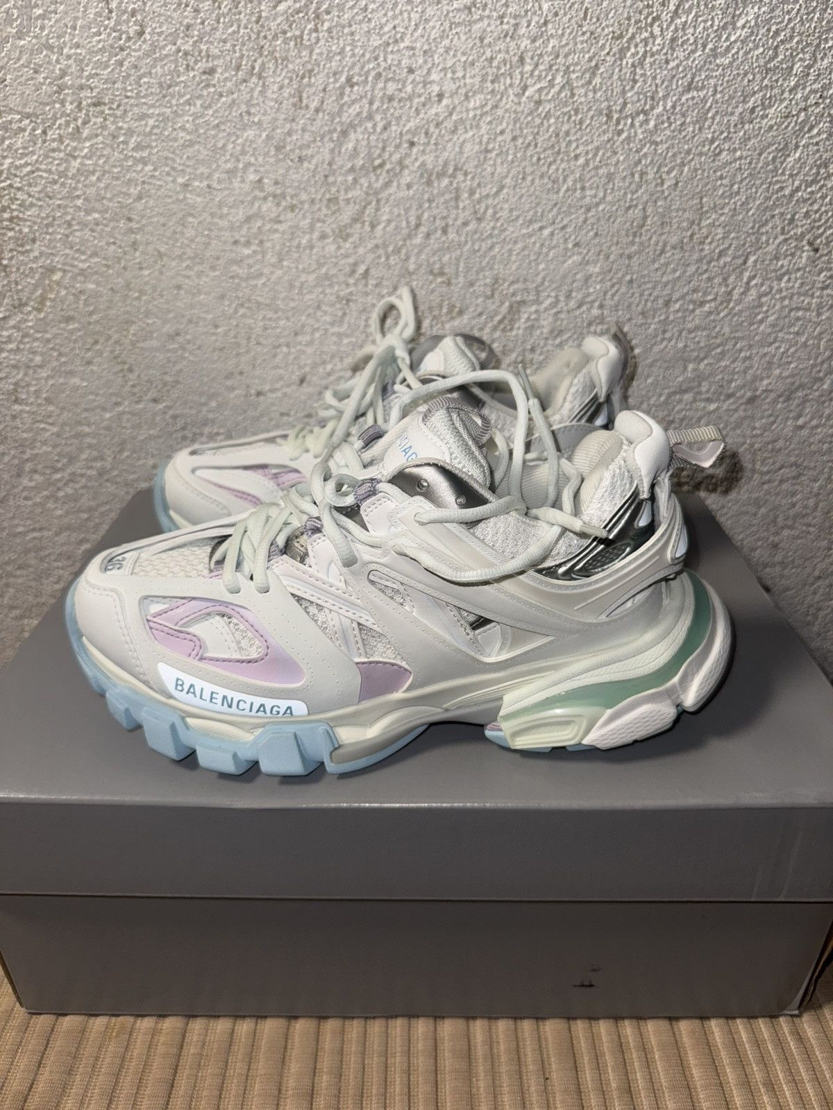 Balenciaga Balenciaga(WMNS) Balenciaga Track Sneaker 'Pastel' Size US 6 / IT 36 - 5 Thumbnail