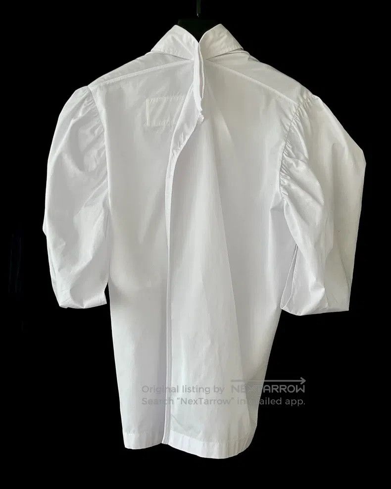 Junya Watanabe Junya Watanabe Deconstructed floral sleeve white blouse Size XS / US 0-2 / IT 36-38 - 8 Thumbnail