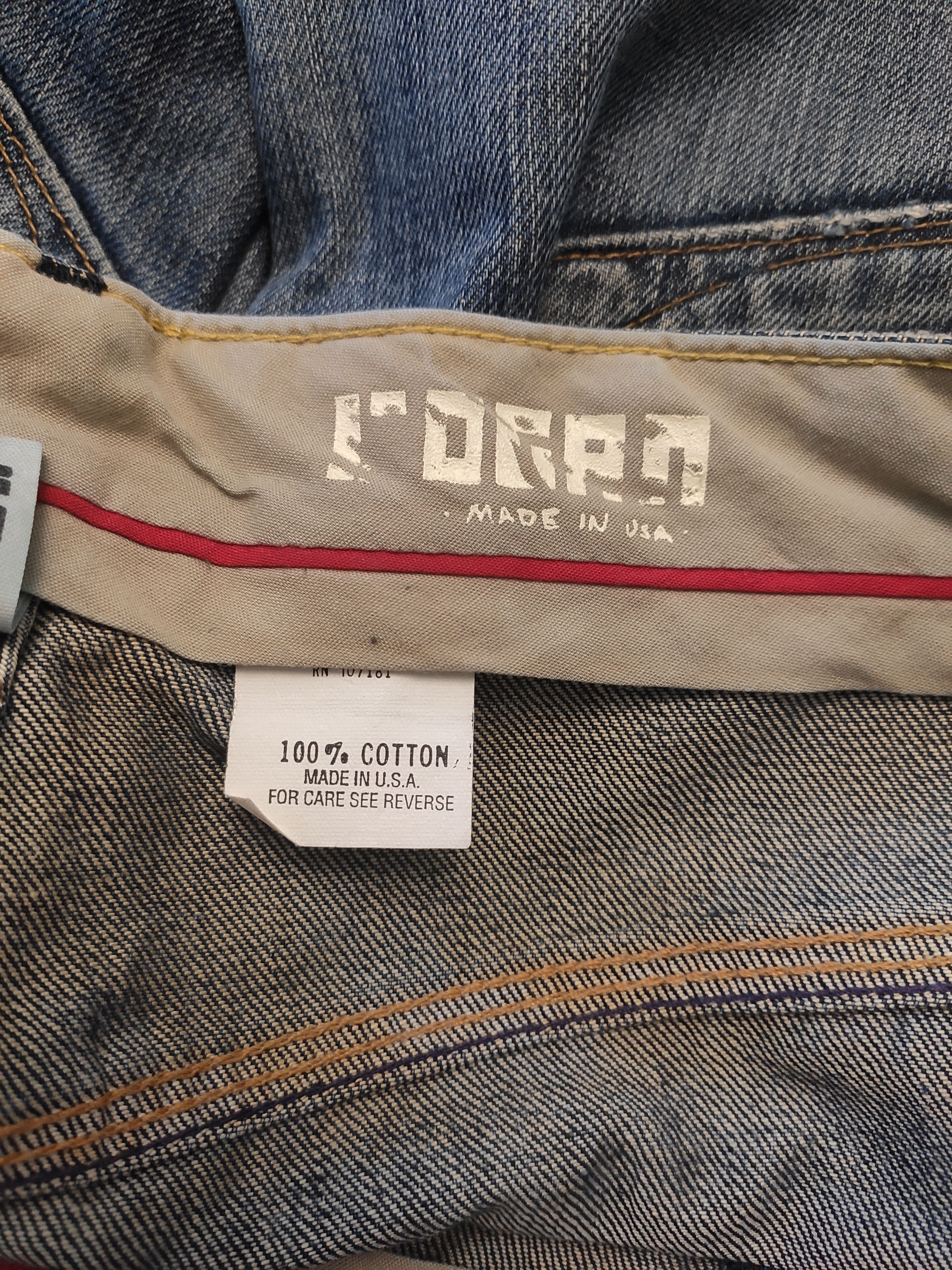 Rogan Y2K Wide denim.Like Vetements or Balenciaga denim Size US 36 / EU 52 - 6 Thumbnail