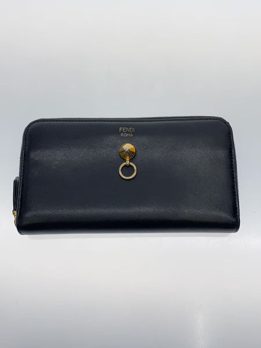 Fendi Fendi Leather Long Wallet Black Size ONE SIZE - 1 Thumbnail