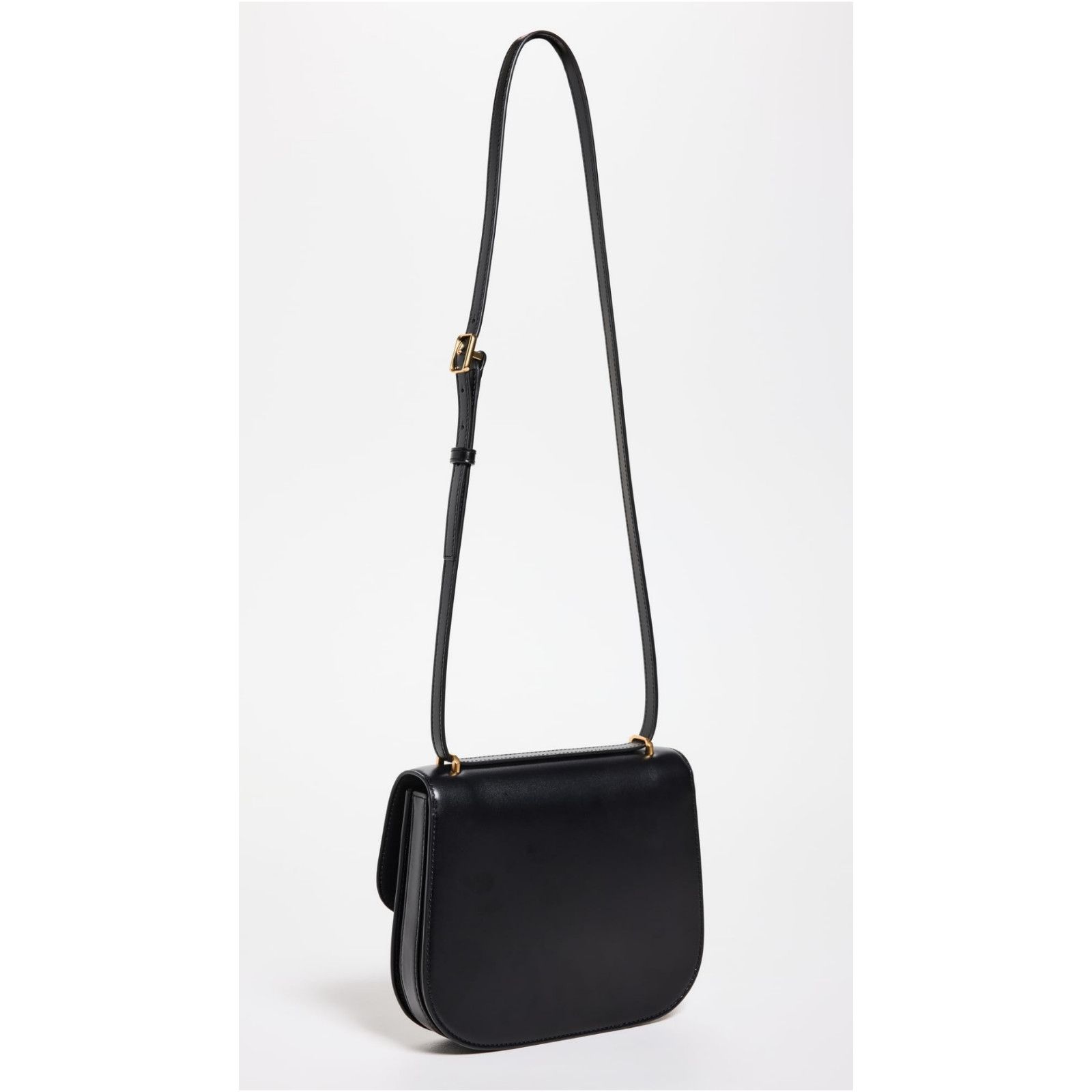 Tory Burch Tory Burch Eleanor Slim Saddlebag Black One Size Size ONE SIZE - 2 Thumbnail