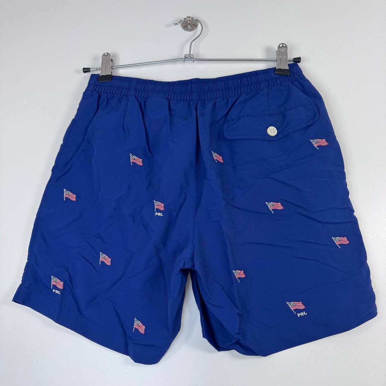 Polo Ralph Lauren Polo Ralph Lauren Swim Shorts USA Flag Embroidered Blue XS Size US 30 / EU 46 - 10 Thumbnail