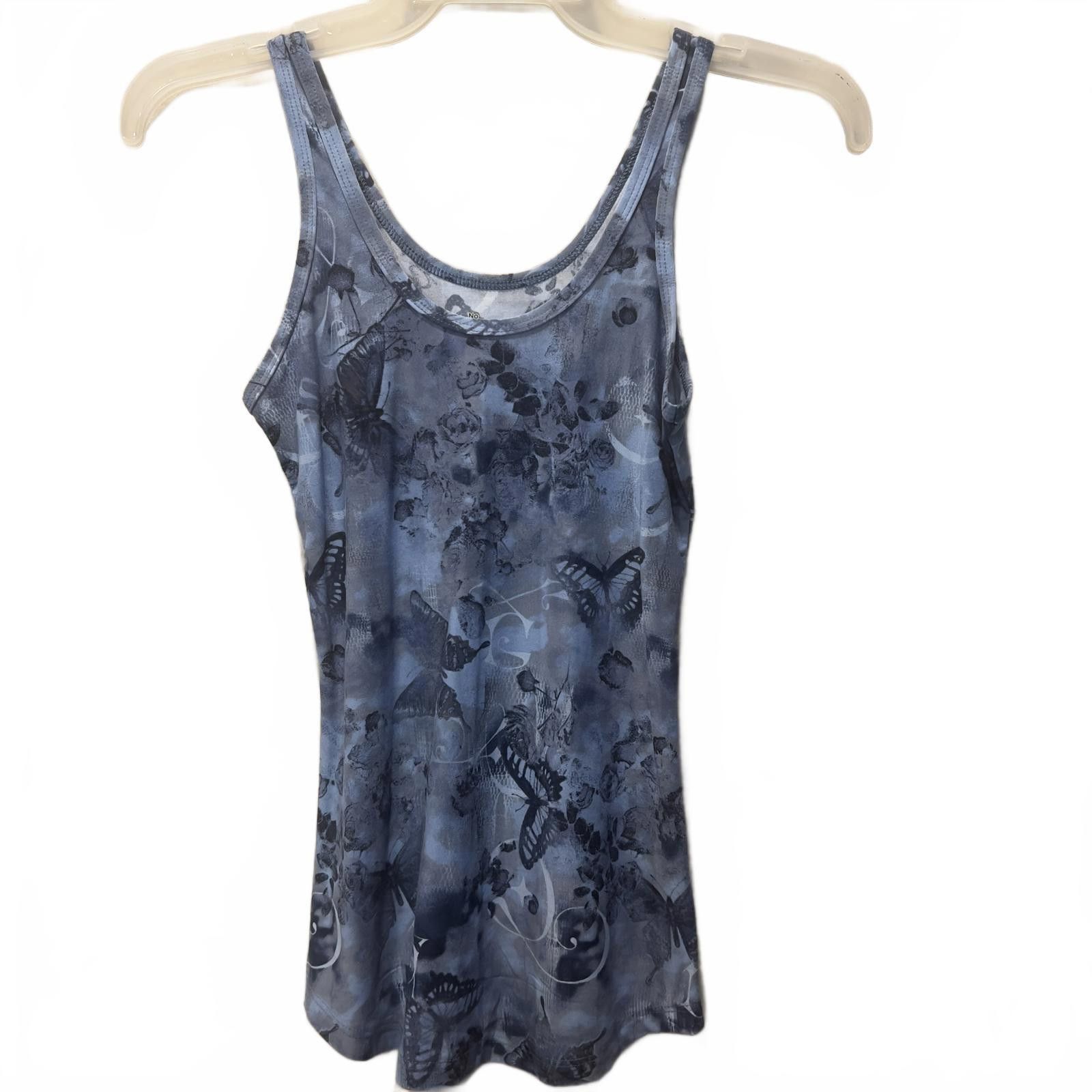 Other No Boundaries Women's Blue Butterfly Print Camisole XS Size XS / US 0-2 / IT 36-38 - 1 Thumbnail