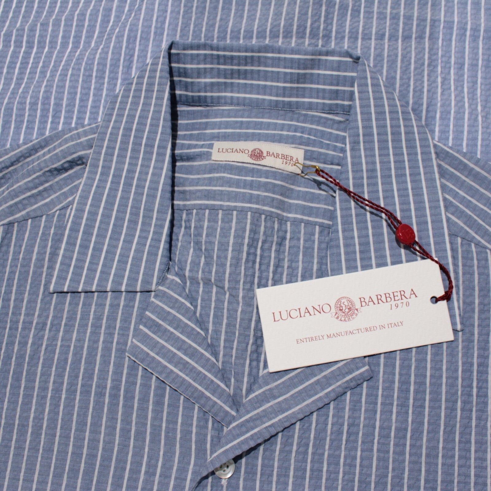 Luciano Barbera Luciano Barbera New with tags Shirt Size M US In Blue Size US M / EU 48-50 / 2 - 1 Thumbnail