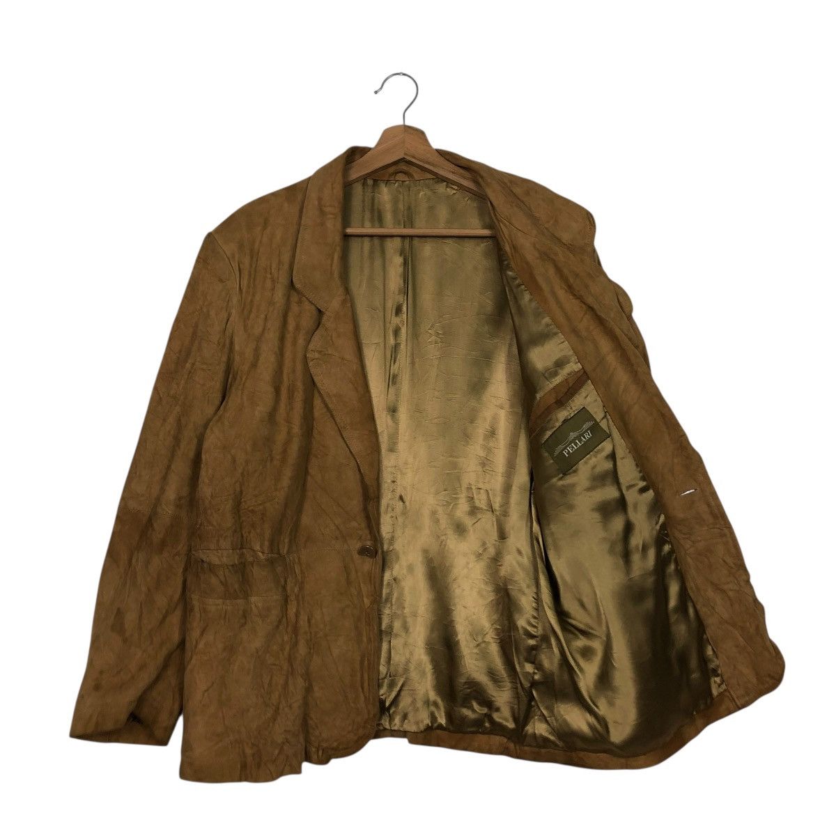 Genuine Leather 🔥VINTAGE CHORE LEATHER JACKET WORKER PELLARI ISSEY MIYAKE Size US M / EU 48-50 / 2 - 13 Thumbnail