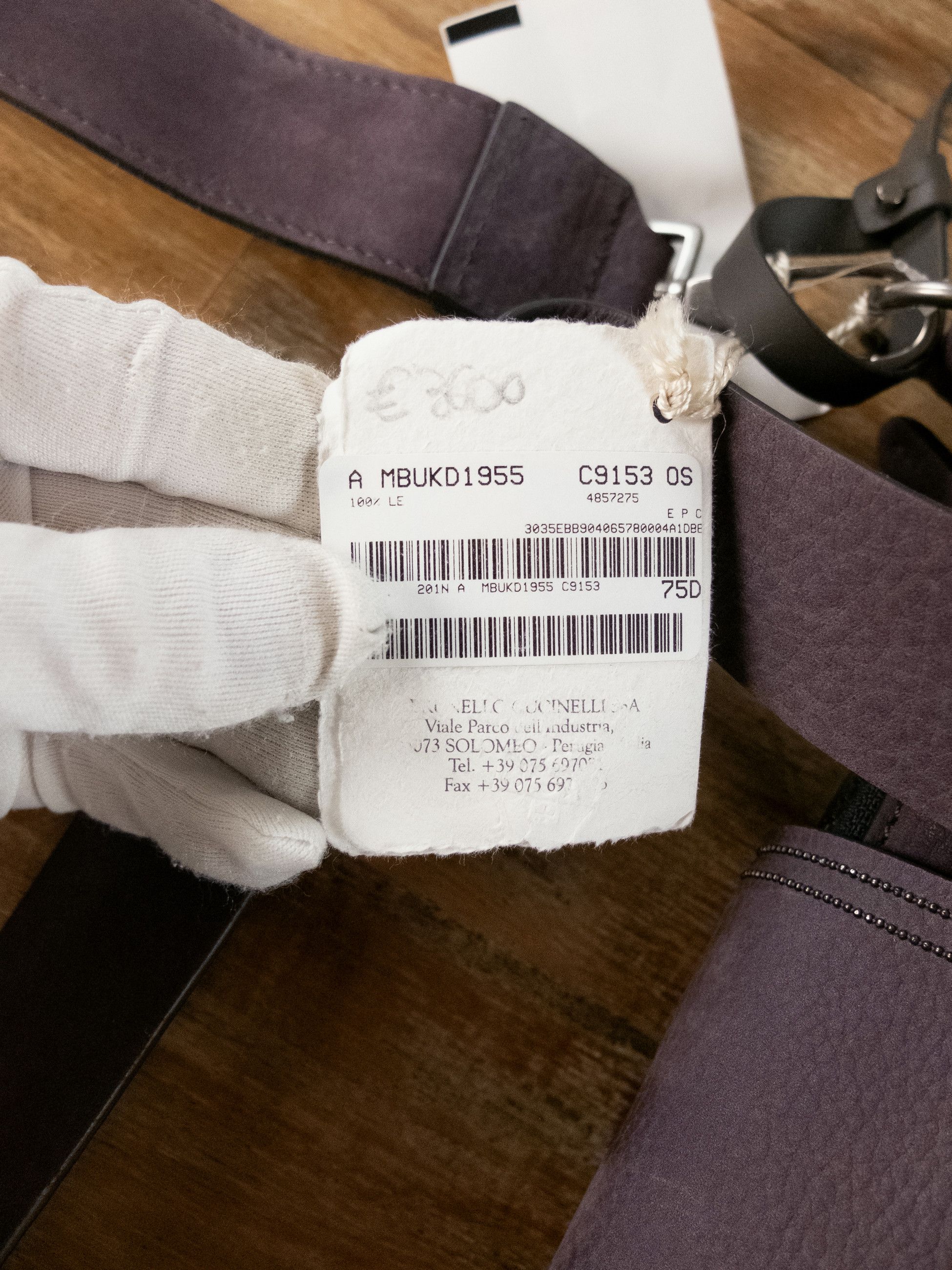 Brunello Cucinelli BRUNELLO CUCINELLI purple suede crossbody messenger bag Size ONE SIZE - 3 Thumbnail