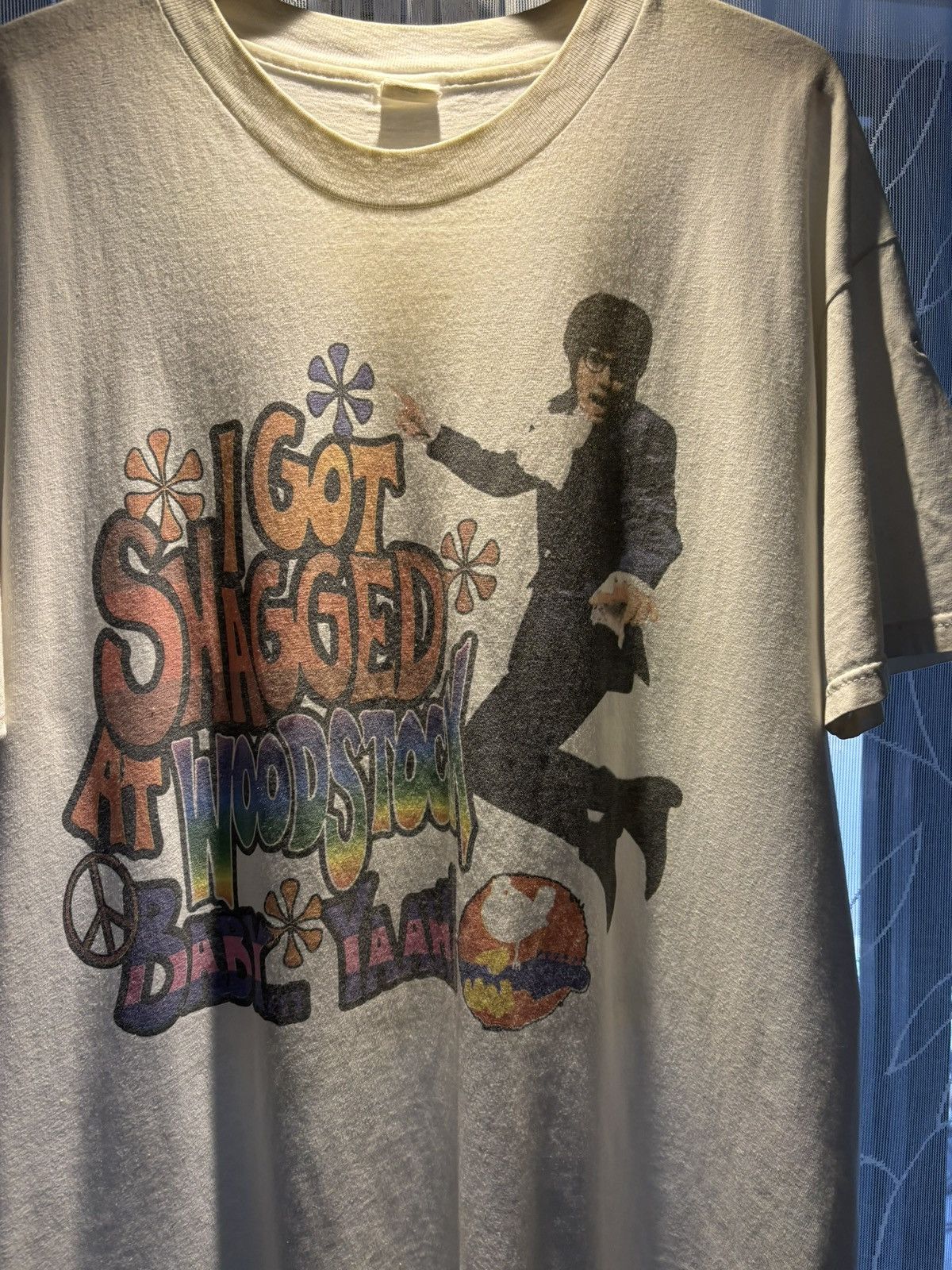 Band Tees × Vintage Vintage Woodstock 99 Austin Power Very Rare Size US XL / EU 56 / 4 - 2 Thumbnail