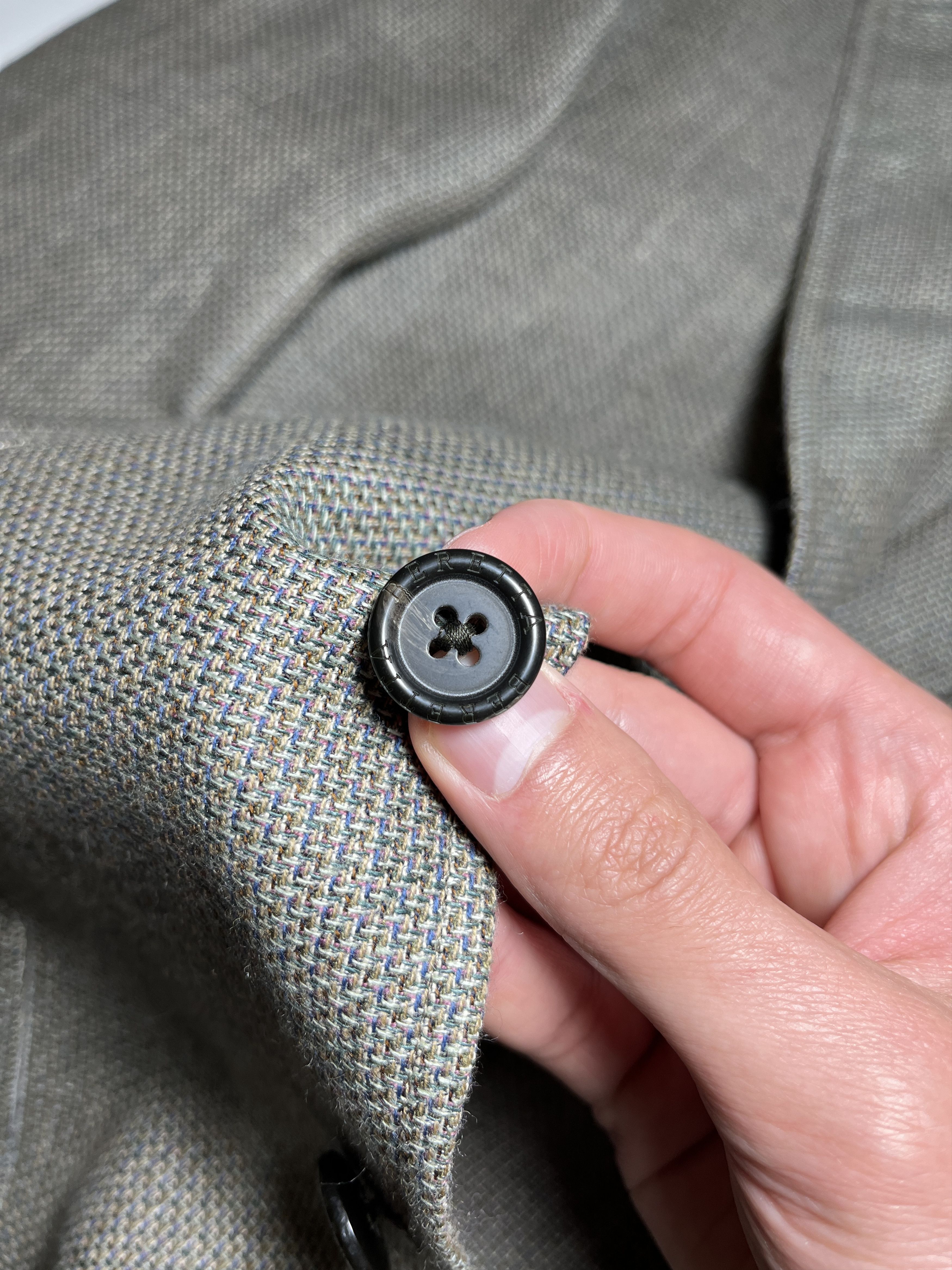 Beretta Beretta Linen / Wool Unlined Sport Coat Blazer Size 40 Size 40R - 11 Thumbnail