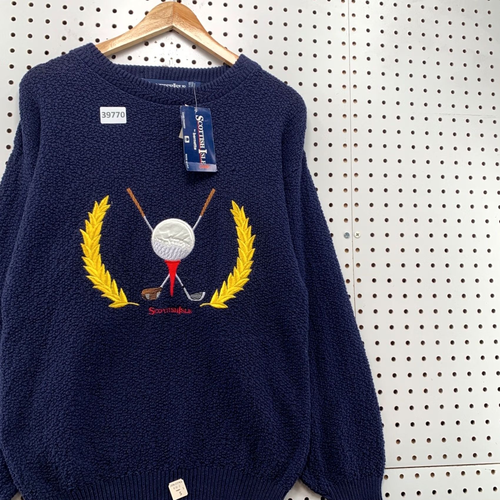 Vintage VINTAGE Bernette Golf Knit Sweater Shirt Mens Small Blue USA19x27 Size US S / EU 44-46 / 1 - 4 Thumbnail