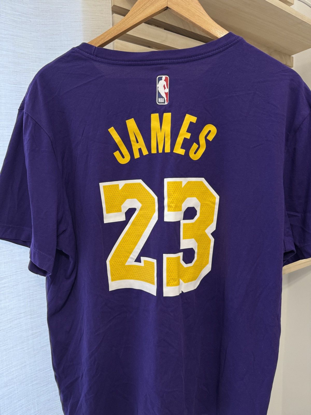 Nike Nike James 23 Lakers Tee Size US L / EU 52-54 / 3 - 2 Thumbnail