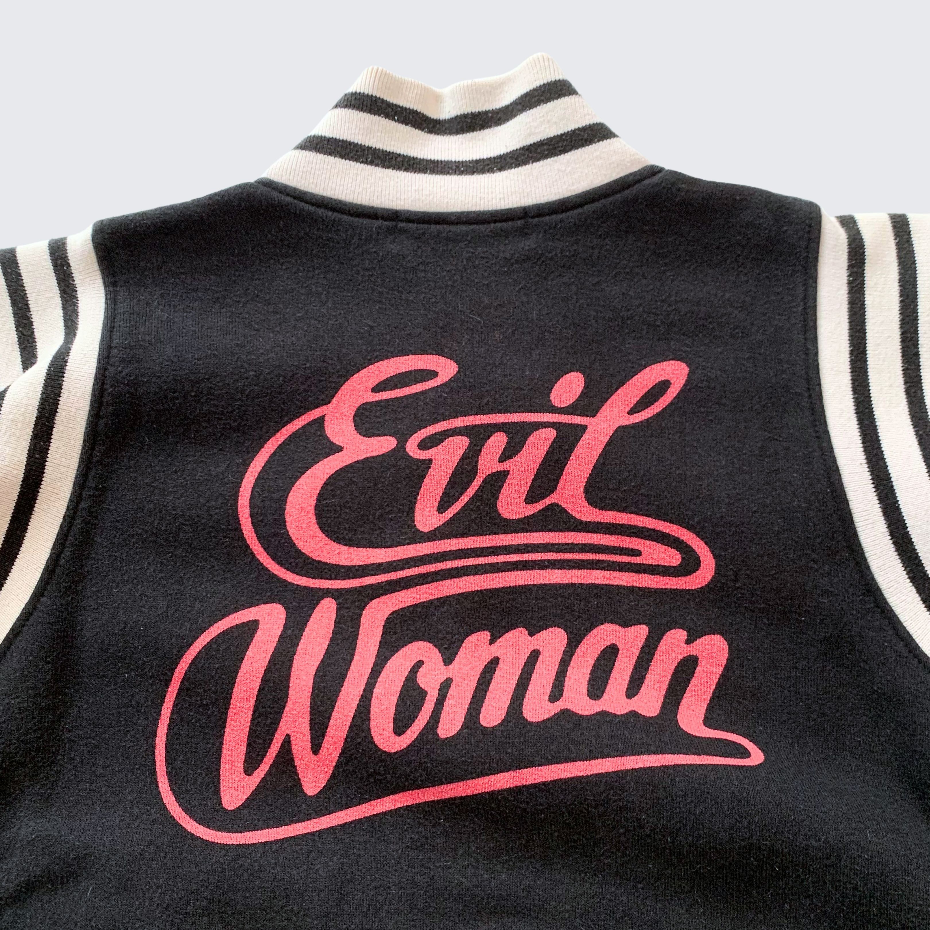 Hysteric Glamour × Japanese Brand × Vintage Vintage Hysteric Glamour Evil Women 1990s Varsity Jacket Size XS / US 0-2 / IT 36-38 - 5 Thumbnail