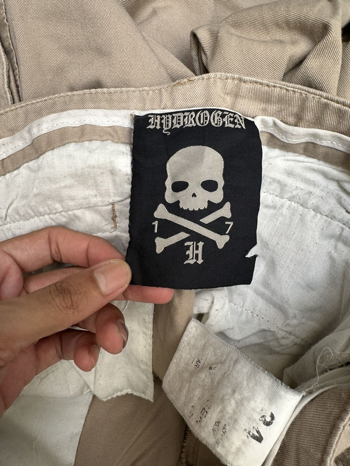 HYDROGEN Vintage Hydrogen Cargo Pants Size US 36 / EU 52 - 4 Thumbnail