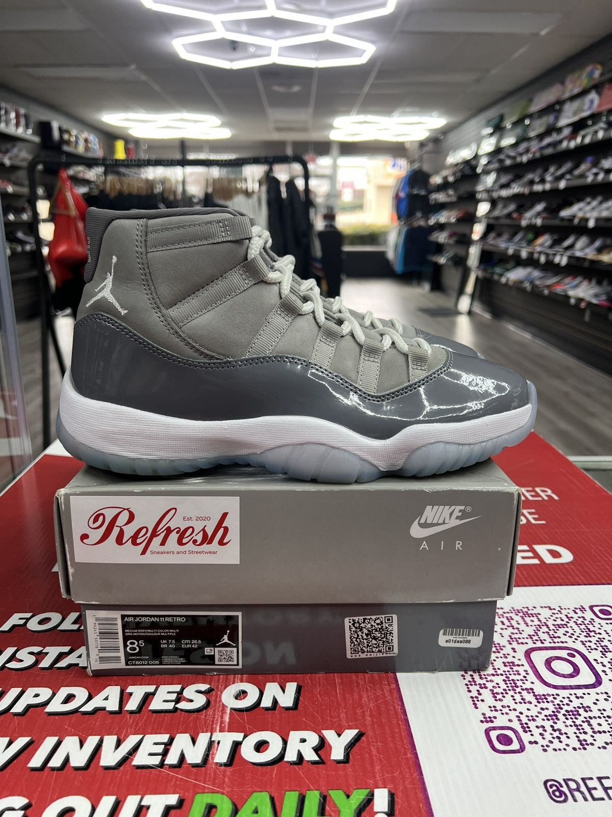 Jordan Brand Air Jordan 11 Cool Grey Size 8.5 Size US 8.5 / EU 41-42 - 1 Thumbnail