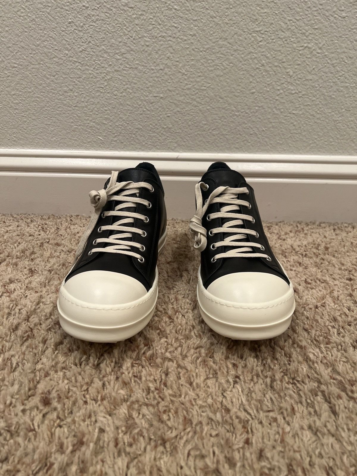 Rick Owens Rick Owens Porterville Low 'Black Milk' Size US 10 / EU 43 - 3 Thumbnail