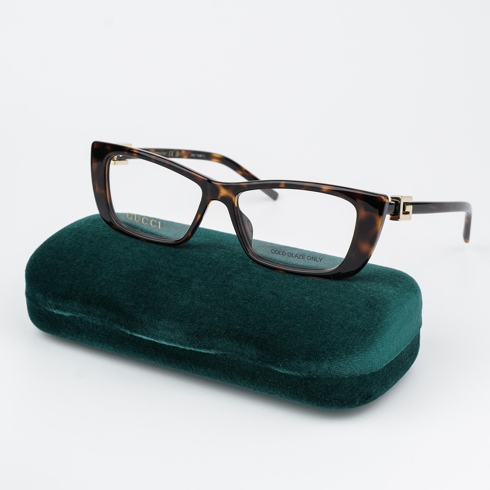 Gucci Gucci Women Eyeglasses Havana Cat Eye GG1682O 003 BRAND NEW Size ONE SIZE - 2 Thumbnail