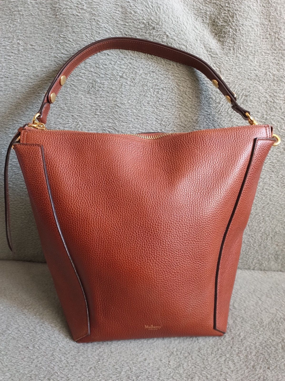 Mulberry Mulberry Camden Leather Shoulder Tote Bag Oak Brown Size ONE SIZE - 2 Thumbnail