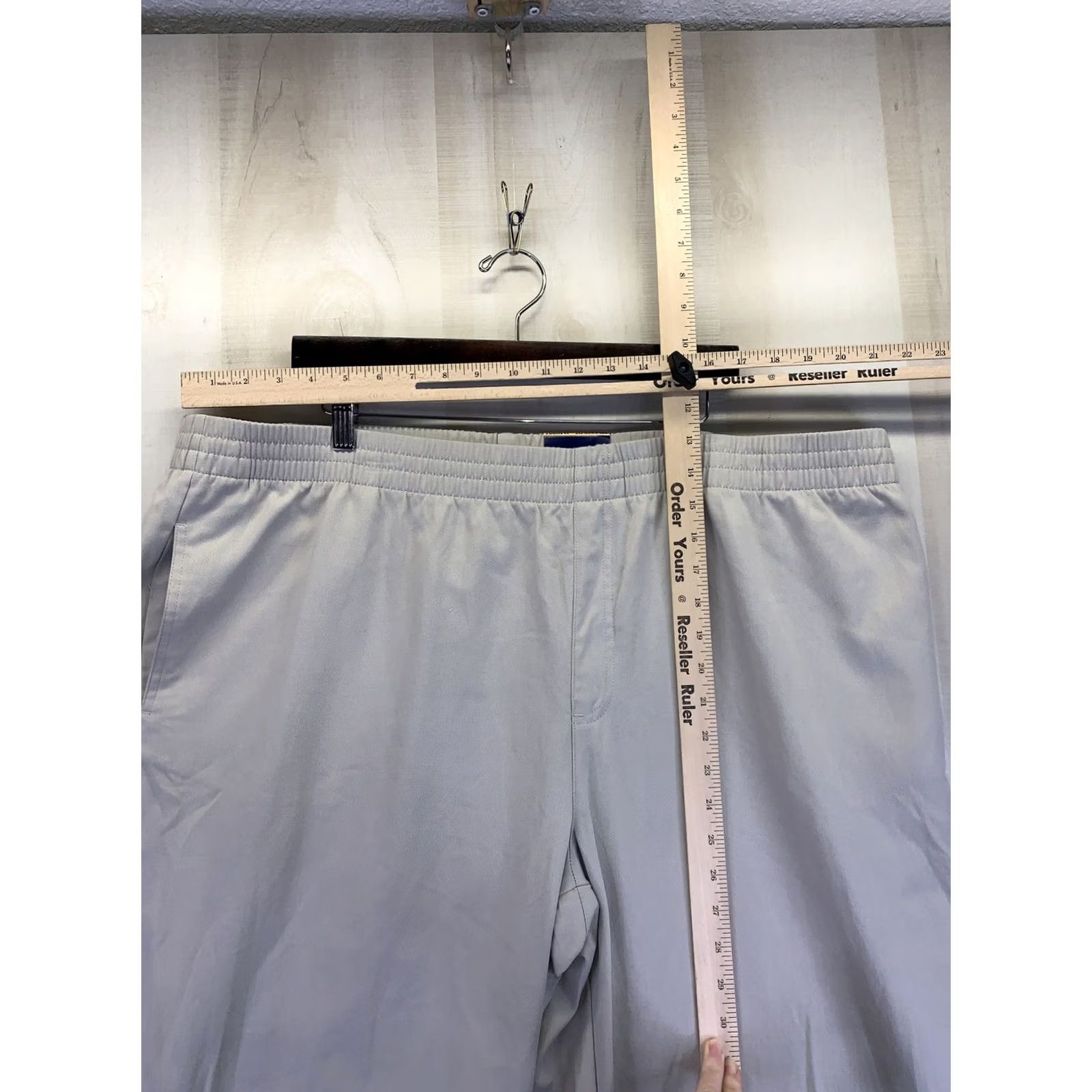Basic Editions VINTAGE Basic Edisons Woman Pull On Pant Khaki Relaxed Fit 22 Short NWT-9827 Size 40" / US 18 - 2 Thumbnail