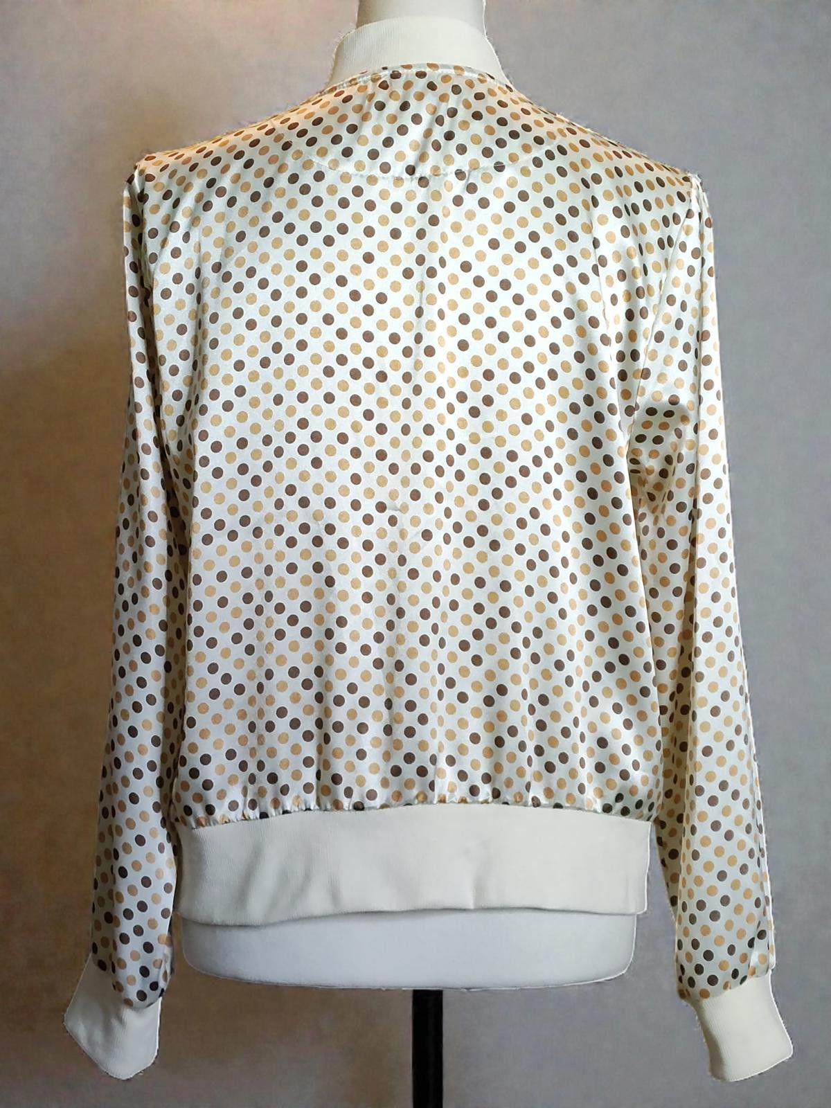 Adidas Adiva Medium Size Polka Dot Bomber Jacket Size M / US 6-8 / IT 42-44 - 5 Thumbnail
