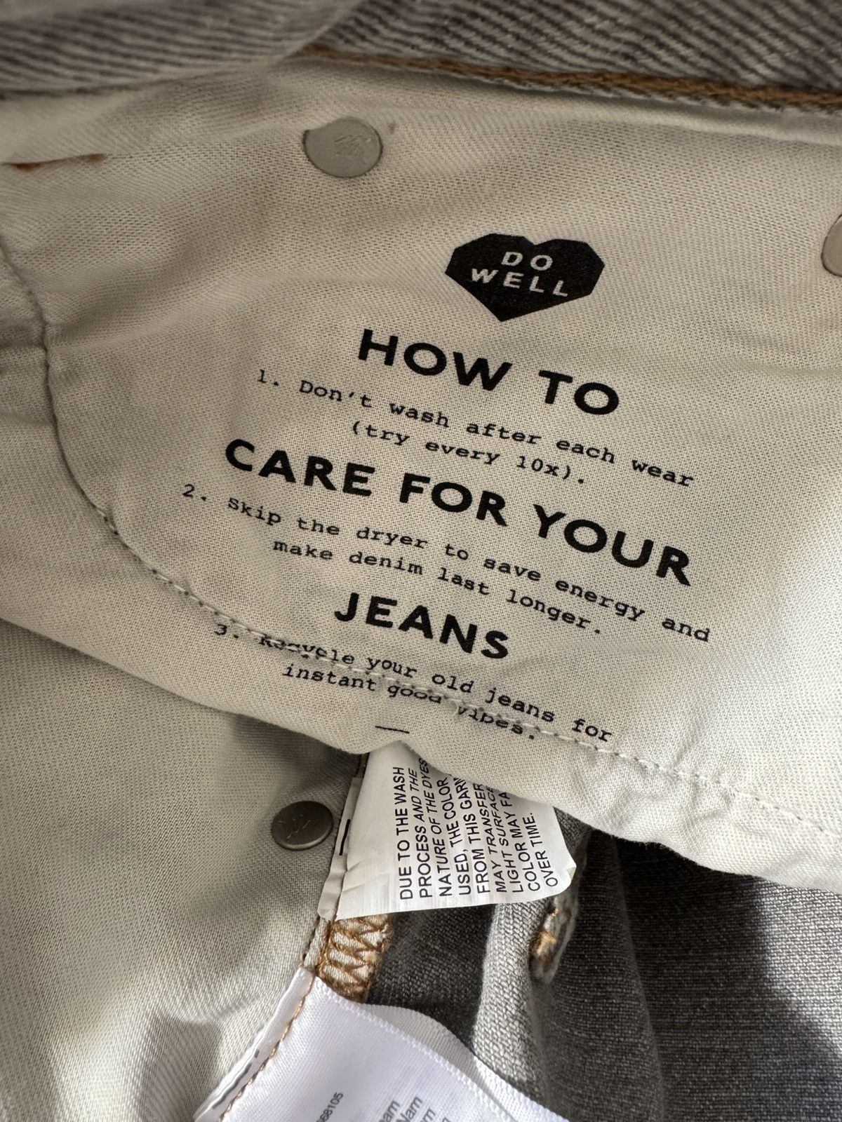 Madewell Madewell The Curvy '90s Straight Jean Grey size 24 Size 26" / US 2 / IT 38 - 10 Thumbnail