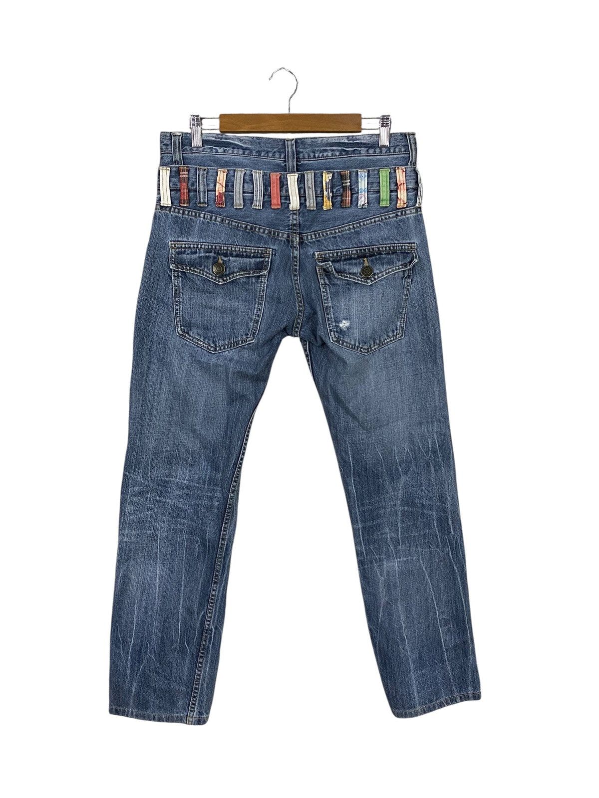 Japanese Brand Japanase brand double waist denim flared Size US 32 / EU 48 - 2 Thumbnail