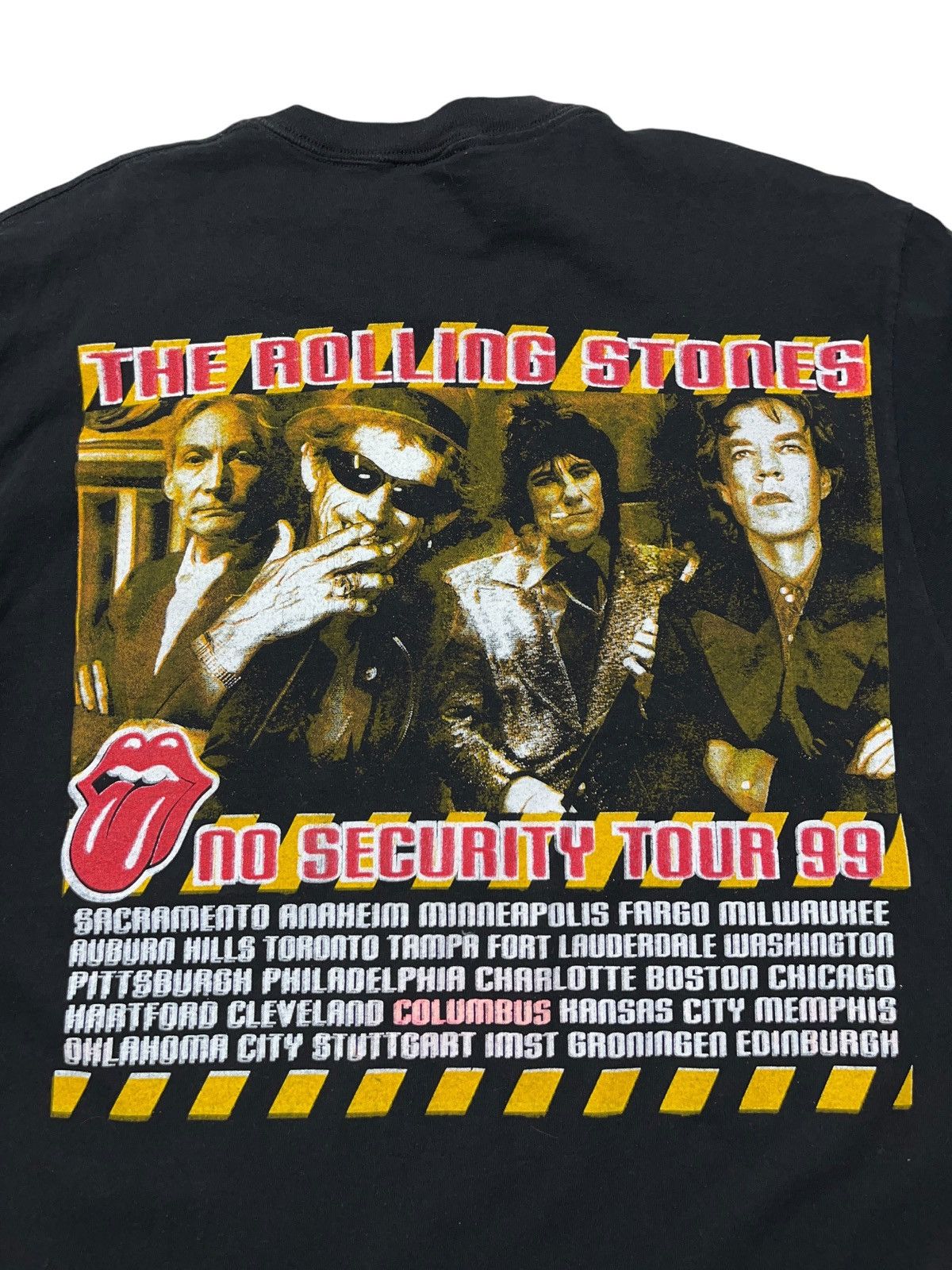 The Rolling Stones Vintage 1999 The Rolling Stones No Security Tour T-shirt Size US L / EU 52-54 / 3 - 9 Thumbnail