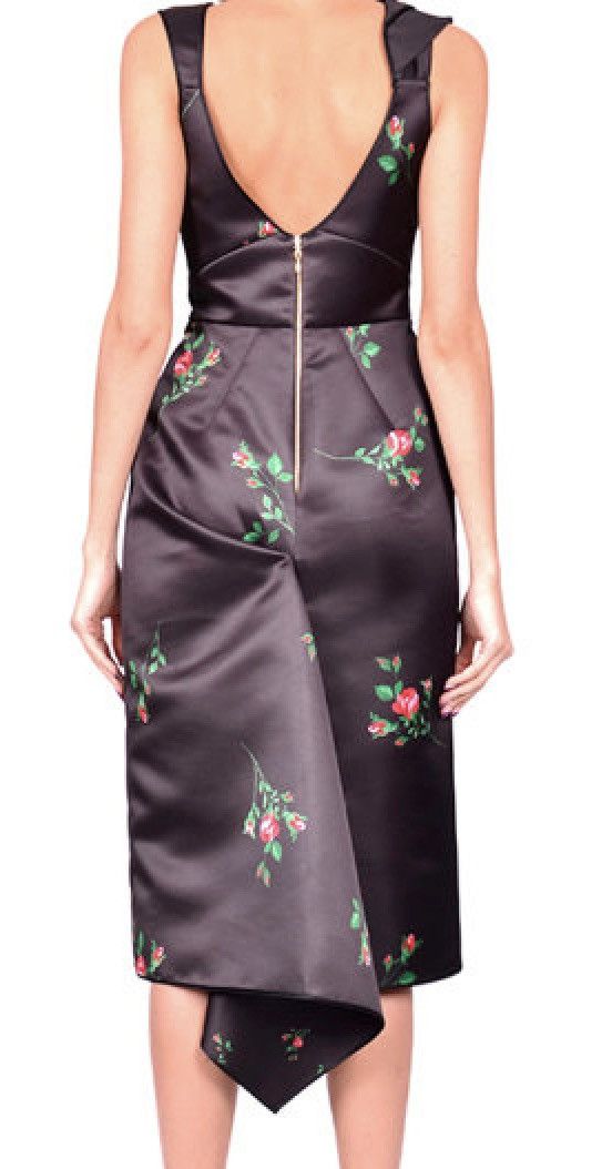 Rochas Rochas Mi long Cocktail Dress Size S / US 4 / IT 40 - 7 Thumbnail