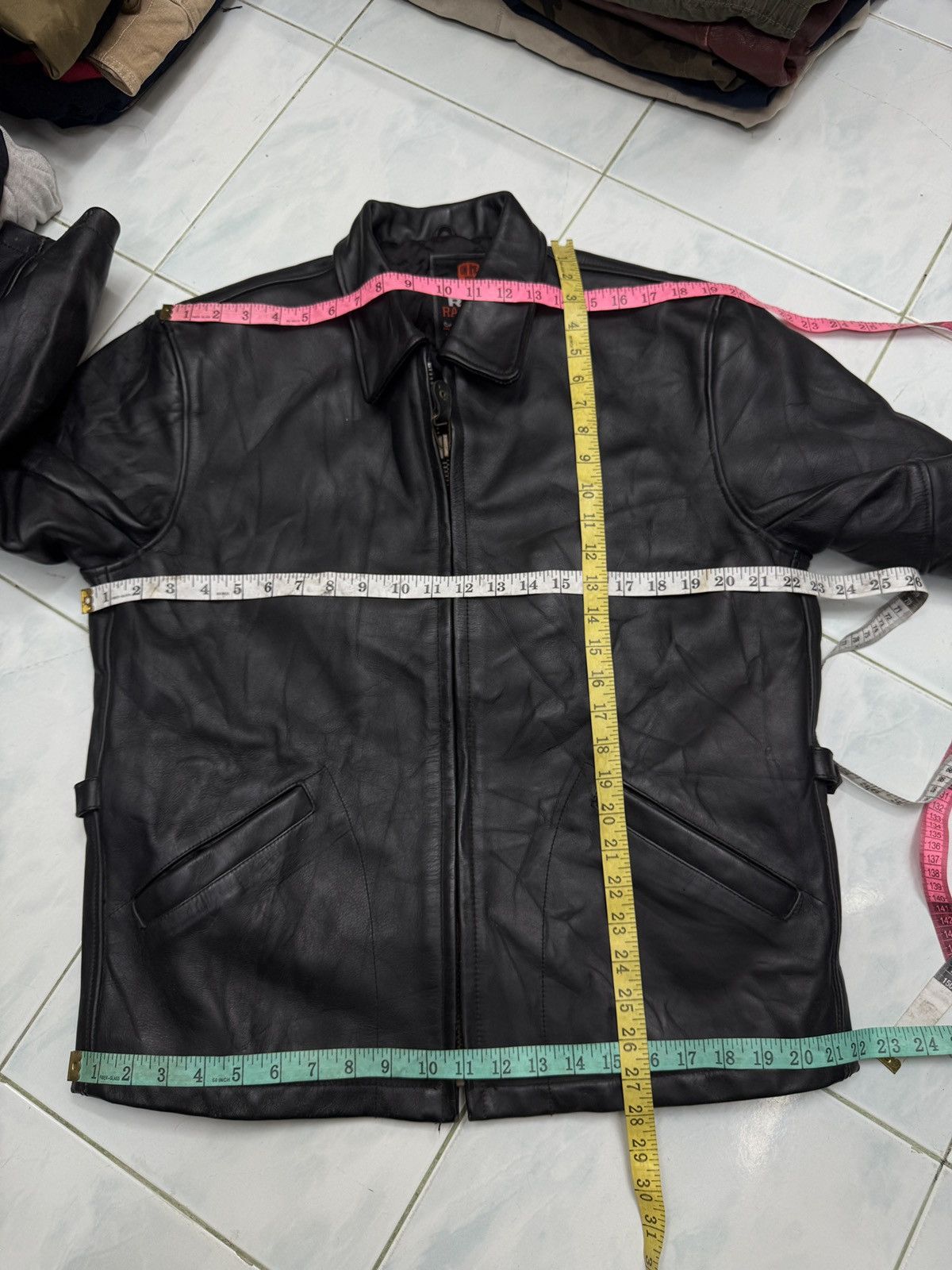 Genuine Leather 🔥🔥🔥ARCHIVE VINTAGE RBC LEATHER JACKET Size US L / EU 52-54 / 3 - 13 Thumbnail