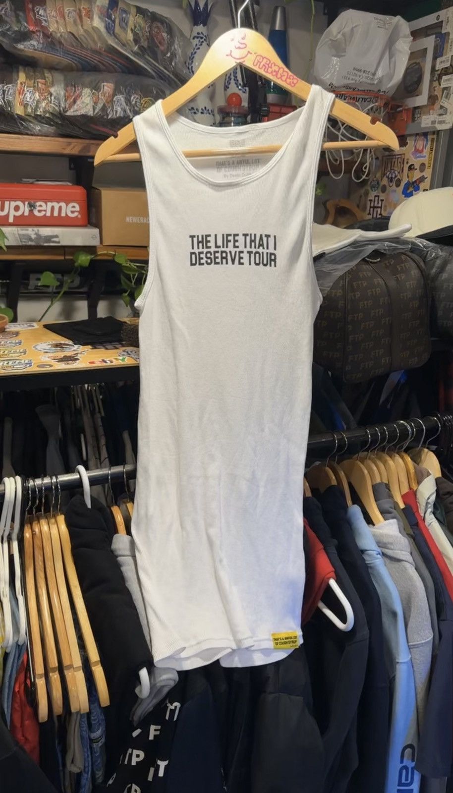 Awful Lot of Cough Syrup Thats awful lot of cough syrup tank top white XXL(fits XL) Size US XXL / EU 58 / 5 - 1 Thumbnail