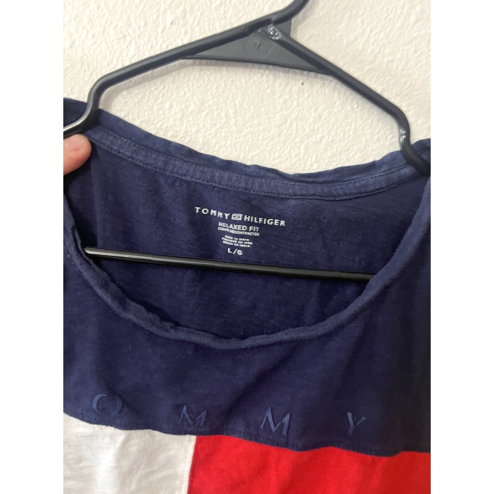 Tommy Hilfiger TOMMY HILFIGER RELAXED FIT T-SHIRT Multicolor Females Large Colorful Logo Short Sleeve Womens Casual 100% Cotton Shirt Size L / US 10 / IT 46 - 2 Thumbnail