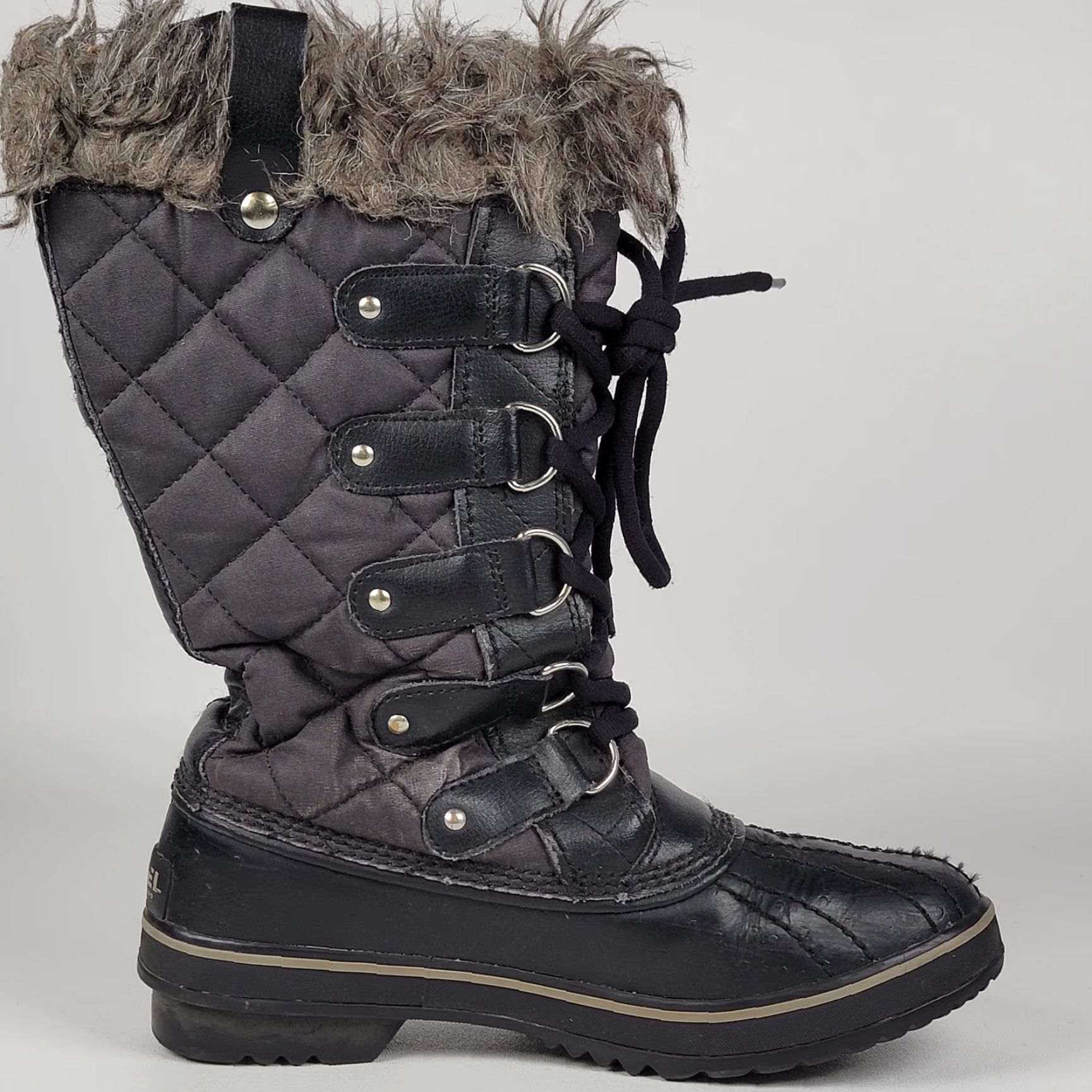 SOREL Sorel Tofino II Lace Up Black Winter Snow Boots Women’s Size 6 - Waterproof, Faux Fur Lined, Mid-Calf, Logo, Solid Black, Casual Winter Boot Ladies 6 Size US 6 / IT 36 - 5 Thumbnail