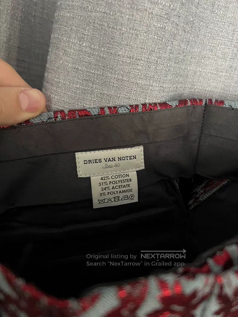 Dries Van Noten Dries Van Noten Red Pants Size US 40 / EU 56 - 3 Thumbnail