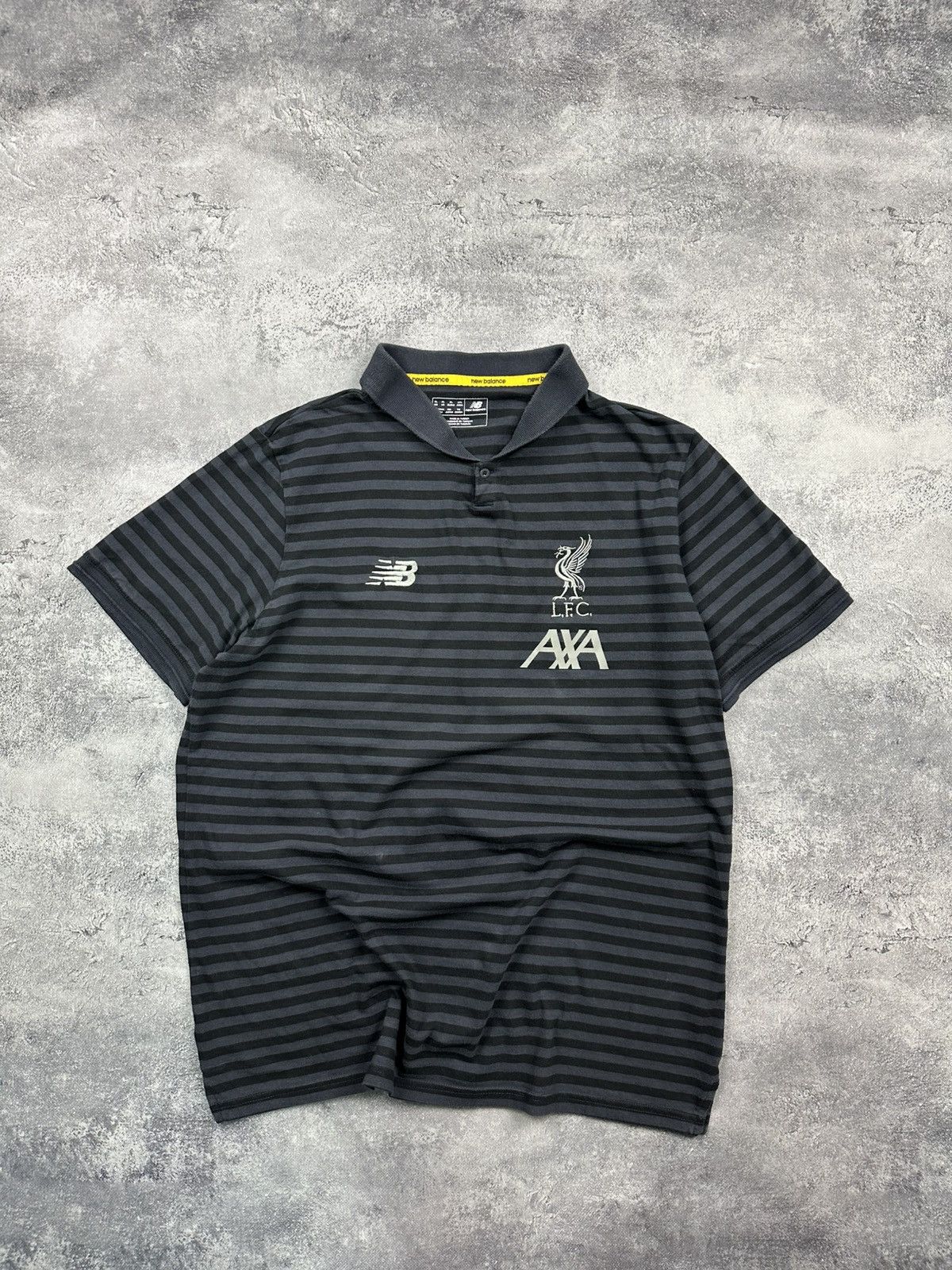 New Balance New Balance Liverpool 2019/20 Soccer Polo Striped T Shirt Size US XL / EU 56 / 4 - 1 Thumbnail