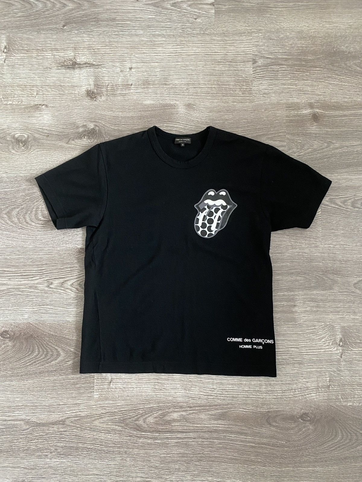 Comme des Garcons Homme Plus AD 2005 Rolling Stones Wool T-Shirt Size US S / EU 44-46 / 1 - 1 Thumbnail