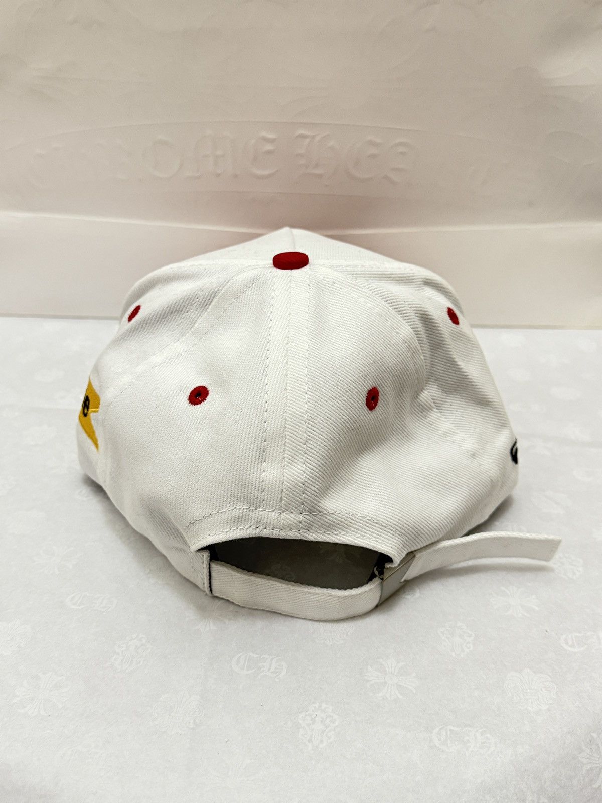 Rhude Rhude Trucker Hat Racing White/Red Size ONE SIZE - 4 Thumbnail
