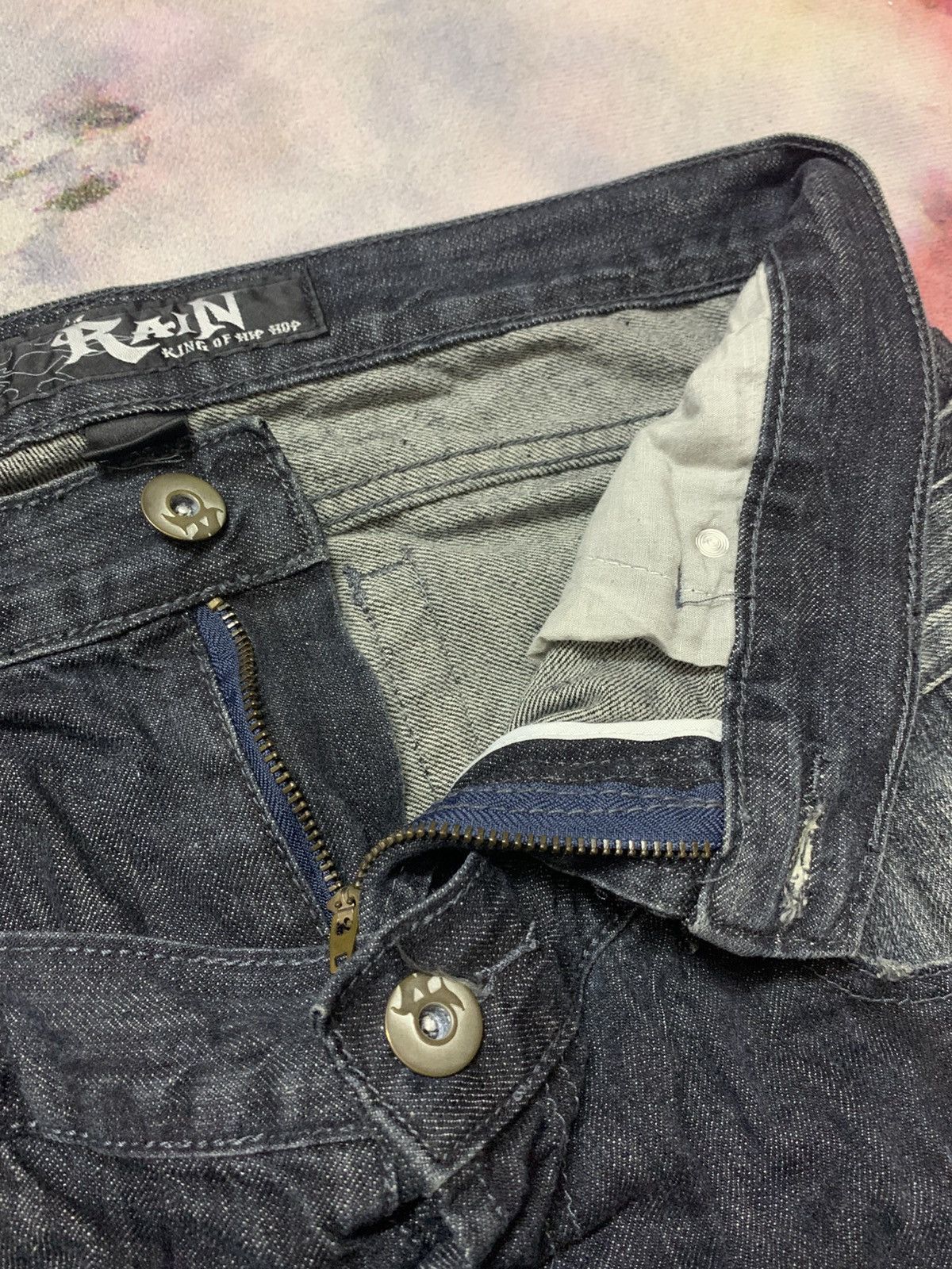 Japanese Brand Double Waist Japan Brand Rain Denim Share Spirit PPFM LGB Size US 34 / EU 50 - 7 Thumbnail