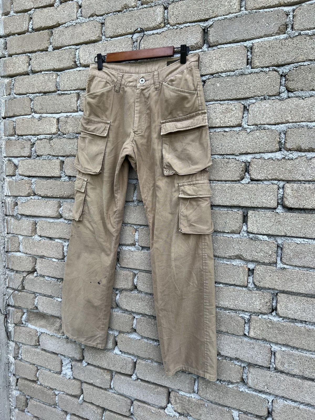 Japanese Brand Studio Oribe Cargo Bondage Pants Waist 28" Size US 28 / EU 44 - 4 Thumbnail