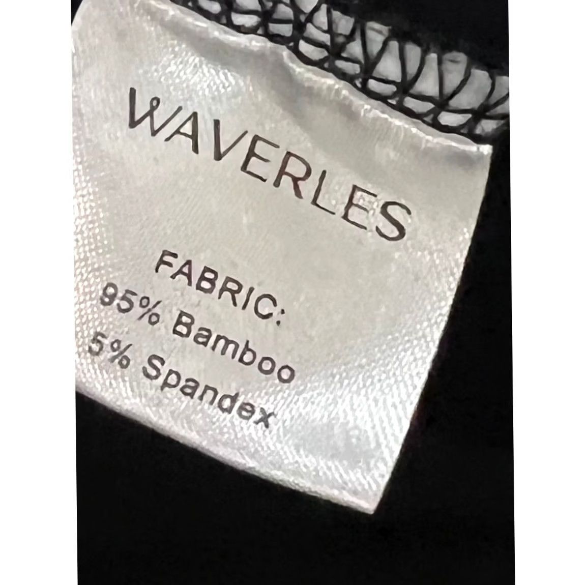 Vintage Waverles Black Fit & Flare Pants XL Bamboo Spandex Elongating Slit Ankle Lightweight Womens Regular Size XL Pants Slim Fit Flared Size 40" / US 18 - 7 Thumbnail
