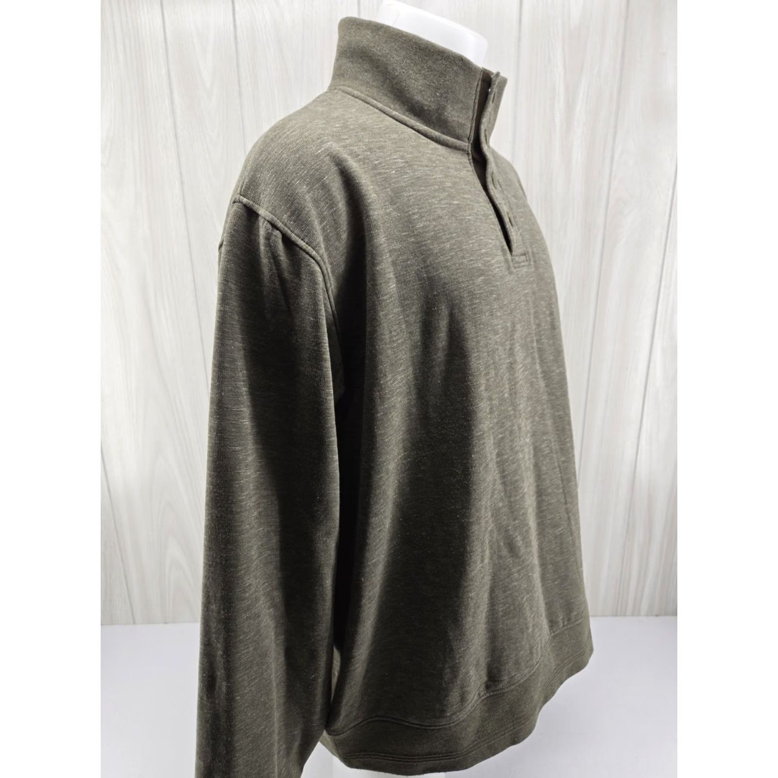 Orvis Orvis Men 2XL Fleece Sweater 1/4 Zip Pullover Green Casual Outdoor Shirt Size US XXL / EU 58 / 5 - 7 Thumbnail