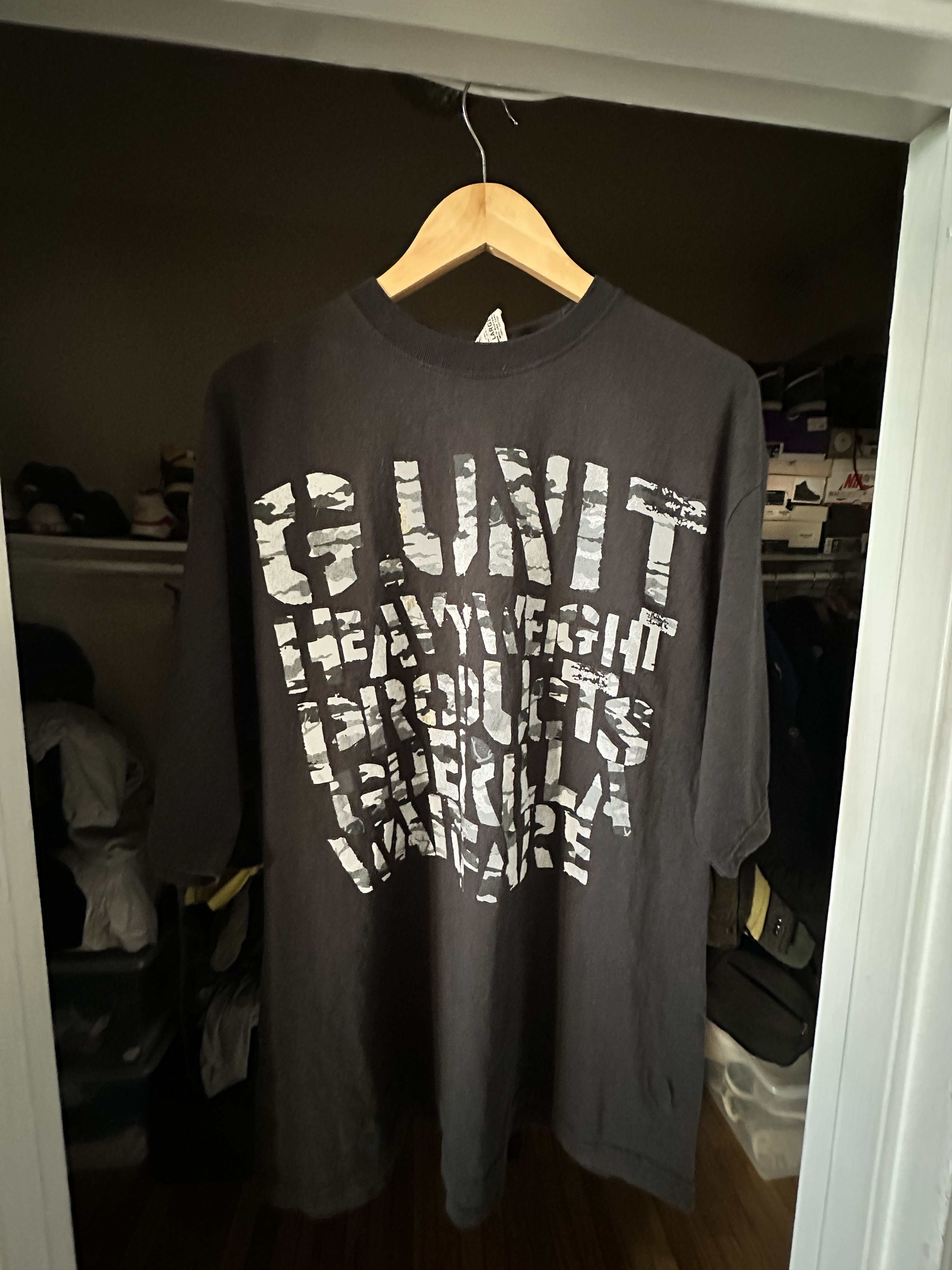 G-Unit Vintage G Unit Heavy Weight Black Graphic Rap Tee Large Size US L / EU 52-54 / 3 - 1 Thumbnail