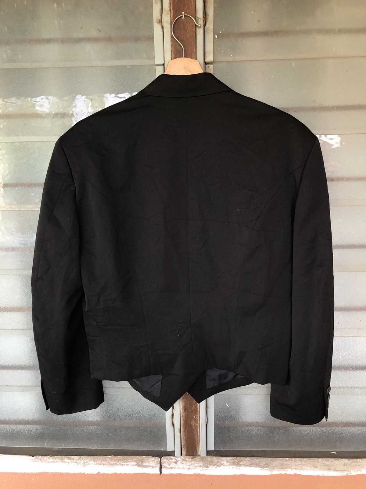 Issey Miyake Vintage Issey Miyake Men Double Breasted Blazer Black Size S Size US S / EU 44-46 / 1 - 11 Thumbnail