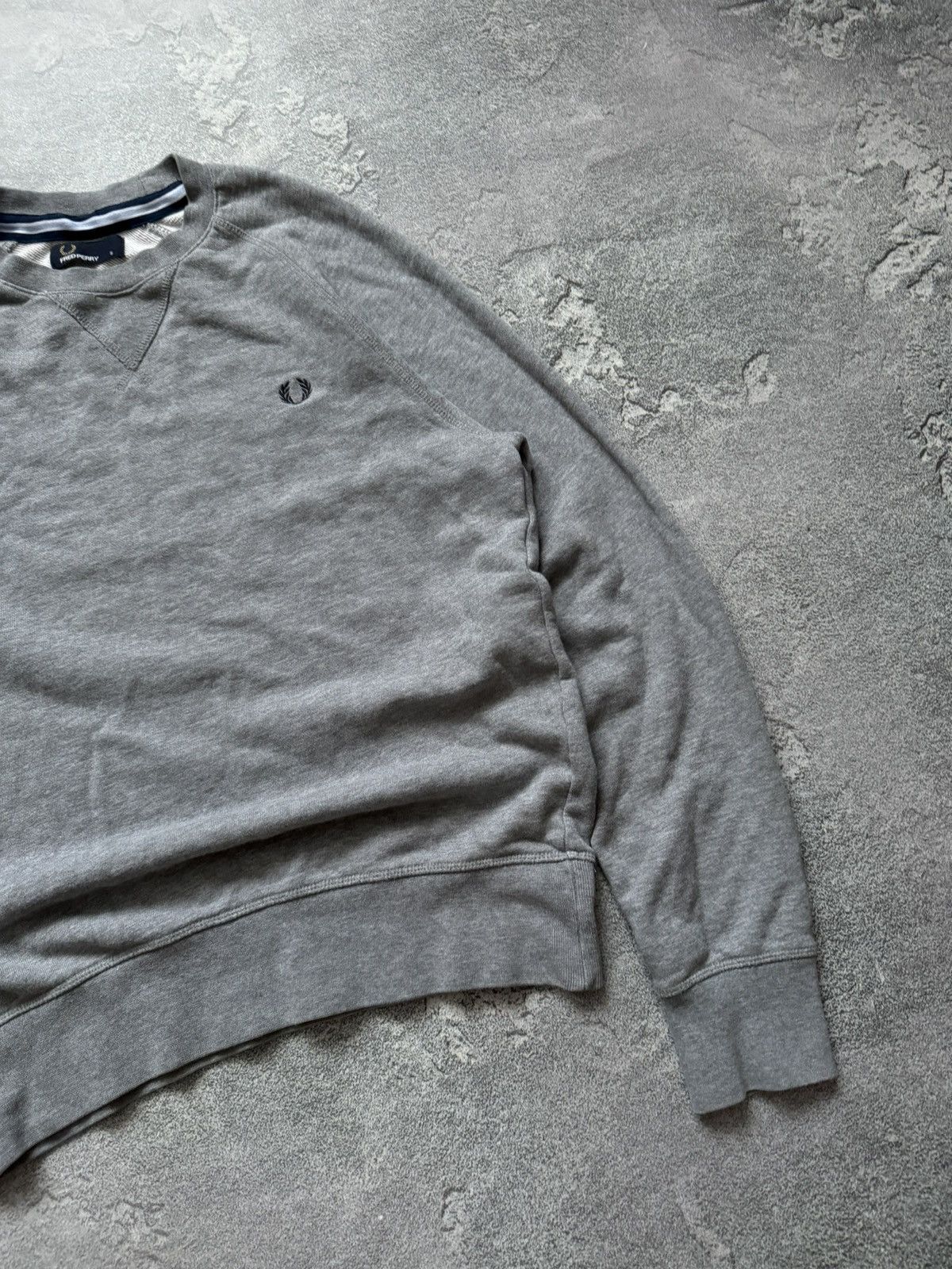 Designer × Fred Perry Fred Perry S gray sweatshirt jumper pullover long sleeve Size US S / EU 44-46 / 1 - 7 Thumbnail