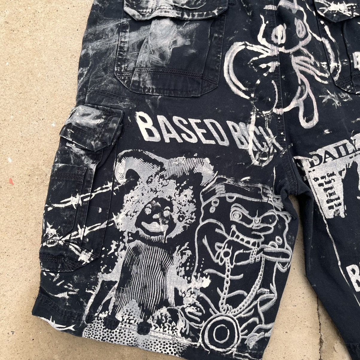 Designer Basedbich 1of1 printed shorts size 40x11 Size US 40 / EU 56 - 3 Thumbnail